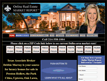 Tablet Screenshot of dallasmarketreport.com